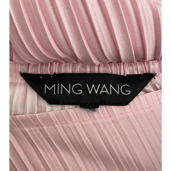 Ming Wang Colorblocked Knee-Length Dress Perfect Pink XL Beachy Artsy Boho Chic - Picture 14 of 14